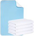 (2 Packs) Reusable Incontinence Bed Pads, washable bed pad, Heavy Absorbency (4-Layer) Waterproof Bed Pads 18"X24", nonslip & Skin-friendly, Multi-scenes tailor to Kids, Adults, Elderly & Pets