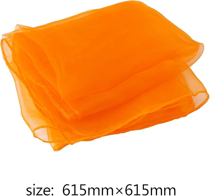 Larcele 12 Pieces Juggling Dance Scarf for Performance Prop Accessory 24 x 24 inches WDSJ-02