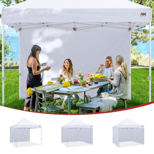 ABCCANOPY Instant Canopy SunWall 10x15 FT, 1 Pack Sidewall Only, No Frame or Top, Red - color: Red, size: 10x15