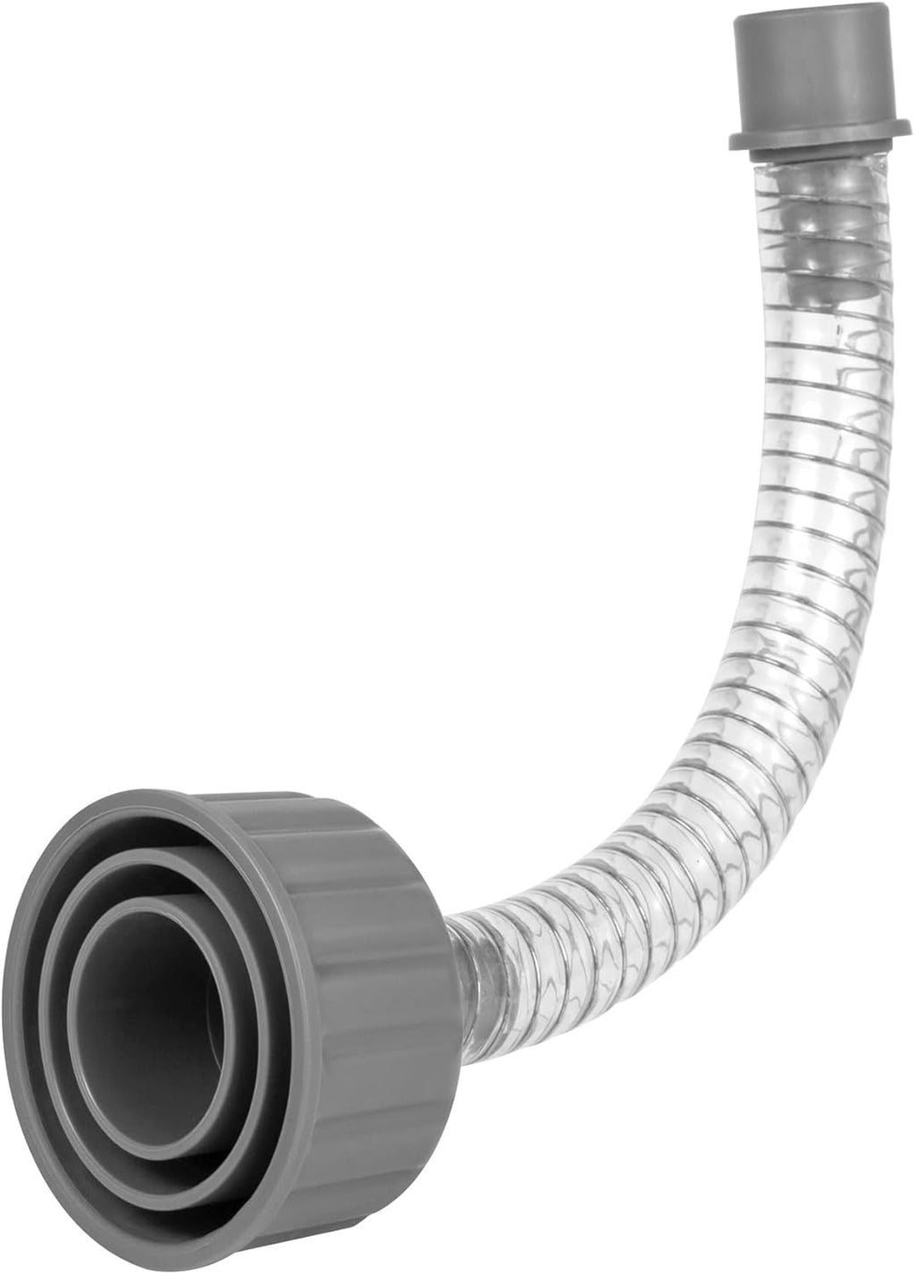 Wet Vac Attachment A/C Drain Lines Cleaner Tool, AC Drain Line Vacuum Adapter to Unclog and Evacuate ABS Compatiable With Most PVC Pipe Sizes Grey