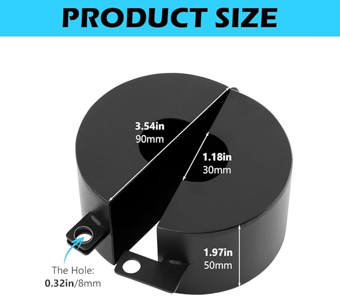 Door Knob Lockout Device with Padlock, Child Proof Door Knob Covers, Prevents Turning of Doorknob and Access to Keyhole, Doors Handle Locks, Covering Faucets/Valves(Color:B)