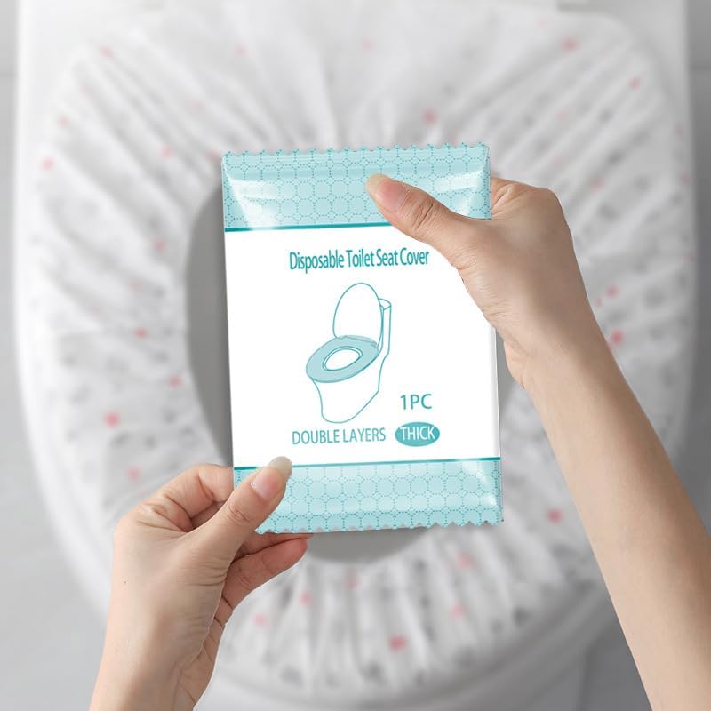 Disposable Toilet Seat Cover Independently Packaged With Non-Woven Fabric 20 Pack Of Travel Essentials