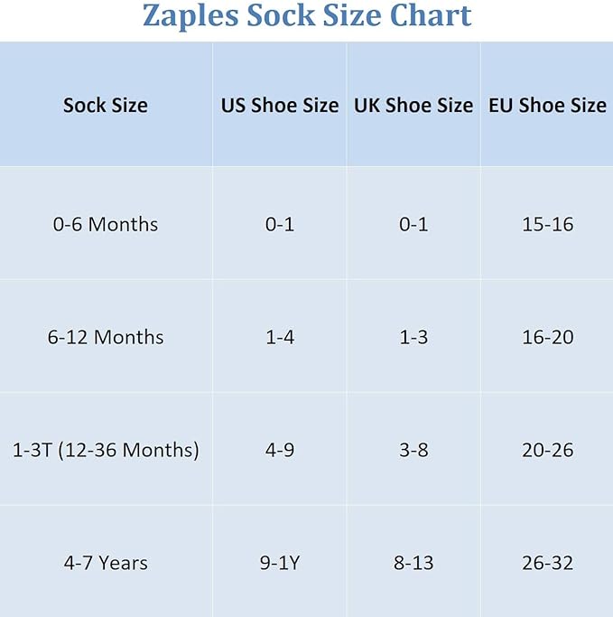 Zaples Baby Non Slip Grip Ankle Socks with Non Skid Soles for Infants Toddlers Kids Boys Girls
