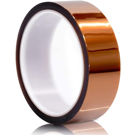 MYJOR Brand High Temperature Tissue Paper Tape, Used to Protect CPU and 3D Printer Work Surface, PCB Circuit Board Professionals (1.2" x 108ft x 1)