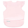 Tiny Twinkle Mess Proof Baby Bib - Waterproof & Lightweight Baby-Led Weaning Apron | 100% Recycled Polyester, Easy Clean & Machine Washable (Rose, Small 6-24 Months)