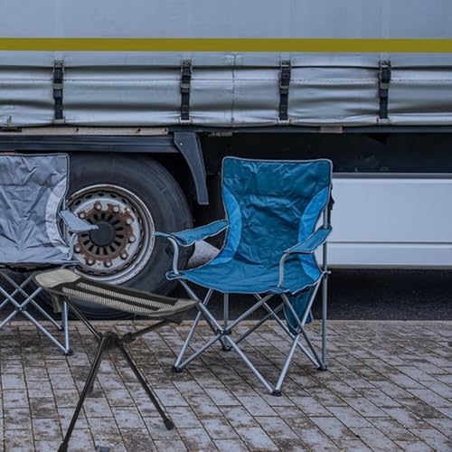 Portable Camping Footrest Stool Folding Ultralight Picnic Seat with Footrest, Gray, Compact Outdoor Hiking Fishing Chair for Travel and Leisure