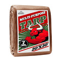 Tarp 20x30 ft 100% Waterproof 7mil Durable Grommets and Reinforced Edges,Uv Resistant,Green/Brown Tarp,Emergency Rain Shelter,Outdoor Cover and Camping Use -by MVPNET - size: 20x30