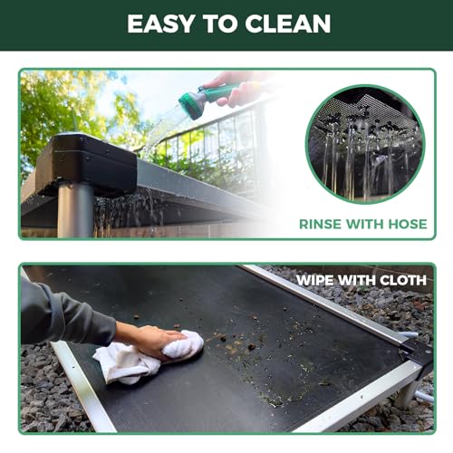 FXW TitanNest Chew-Proof Elevated Dog Bed, Raised Cot for Indoor/Outdoor/Camping Use, Durable & Waterproof Cooling Pet Bed for Extra Large Dogs, 56.0" L x 31.0" W x 7.3" H, Black - size: X-large Dog (56.0"l X 31.0"w X 7.3"h)