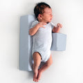 Baby Side Sleeper Weddge Adjustable Soft and Breathable Pillow Blue