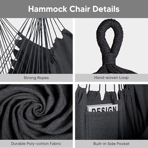 SUNCREAT 2-in-1 Convertible Free Standing Hammock with Stand Included, Camping Backyard Hammock with Stand, Patented, Blue & White Stripe - color: A-blue & White Stripe