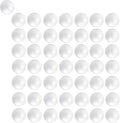 Crafjie Craft Foam Balls 50-Pack 1.5 Inches in Diamete, Smooth and Durable Foam Balls, for DIY Crafting and Decoration, White
