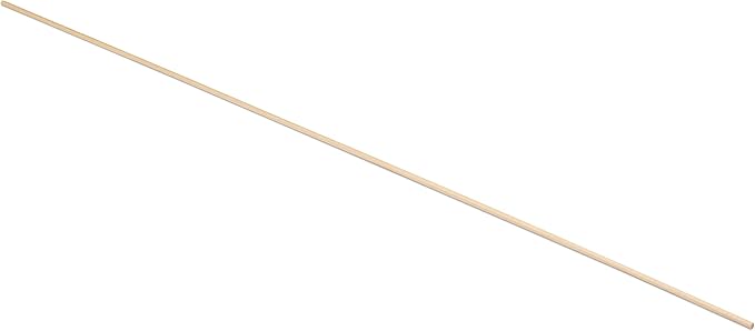 Dowel Rods Wood Sticks Wooden Dowel Rods 1/8 x 24 Inch Unfinished Hardwood Sticks for Crafts and DIYers 100 Pieces by Woodpeckers