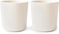mushie Dinnerware Cups For Kids | Made in Denmark, Set of 2 (Ivory)