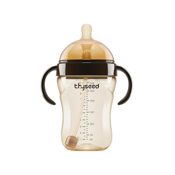 PPSU Natural Breast-Like Bottle with Nipple(7-10 Months),10oz，1pack