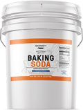 Unpretentious Baker Baking Soda, Cooking, Baking, Cleaning, 5 Gallon Bucket (800 Ounce)