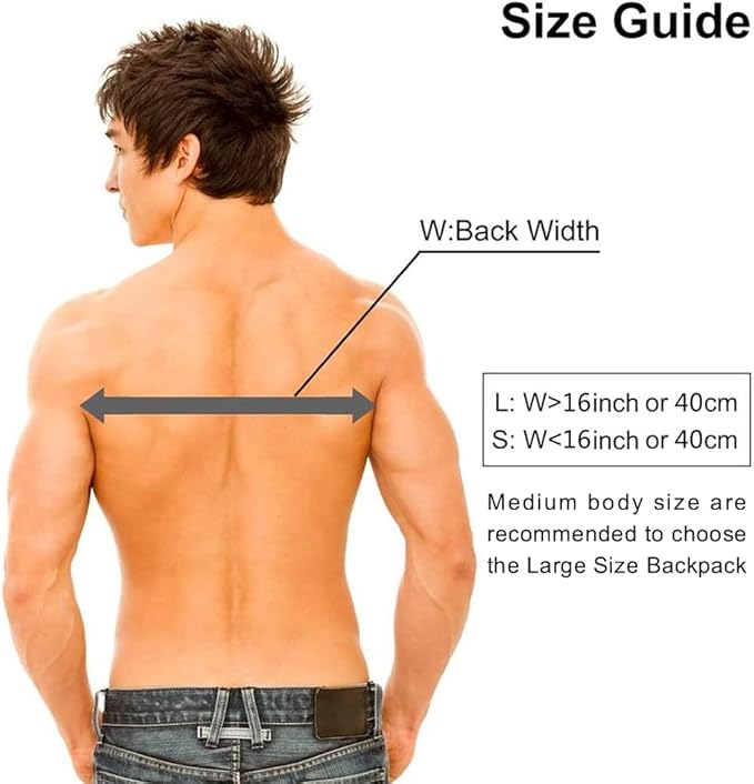 WoodyKnows Side-Sleeping Backpack, Sleep Position Trainer, alleviates snoring Caused by Throat Issues (Large 1 Pack)