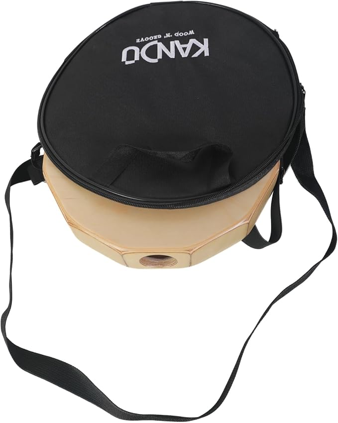KTÄK -The First Handcrafted, Hand Drum Percussion, Two-Sound Cajón Body Snare, Portable Cajon by Kandu with Carry Case (Ocean Blue)