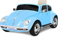 12V Kids Electric Car, Power Wheels with Remote Control, Ride on Car Toys with LED Light, 3 Speeds, Music, Blue