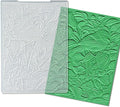 ALIBBON 3D Textured Spring Bird Background Embossing Folders for Card Making, Leaves Background Template Folders for DIY Scrapbooking Paper Craft Photo Album Decorations