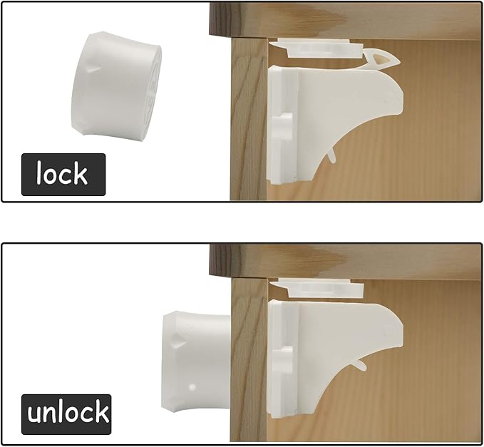 Vmaisi Magnetic Cabinet Locks Replacement Key