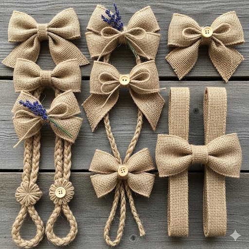 3 Pack - 90 feet Burlap Ribbon 5" x 10 Yards Natural Jute 5 Inch 30ft roll (Natural, 5 Inch X 10 Yards) Total 30 Yards