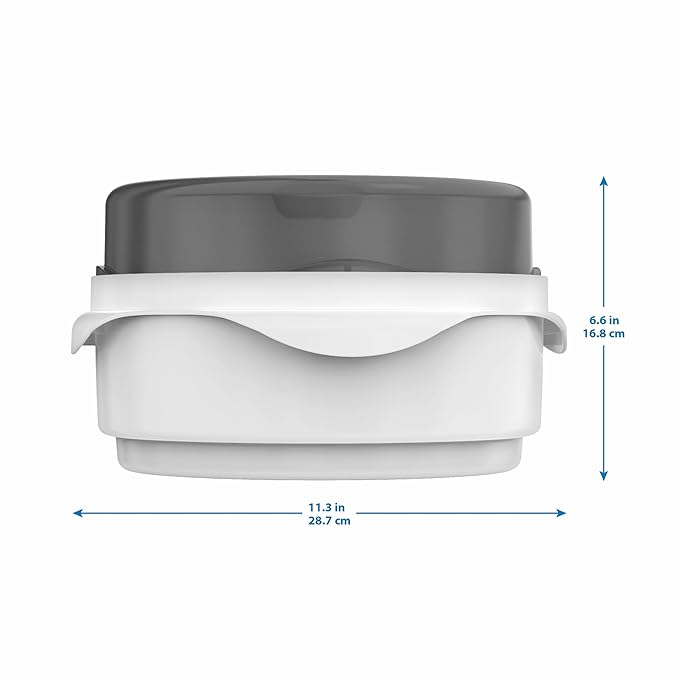 Dr. Brown's Microwave Steam Sterilizer for Baby Bottles, Nipples, Bottle Parts, Pacifiers, Teethers and Breast Pump Parts