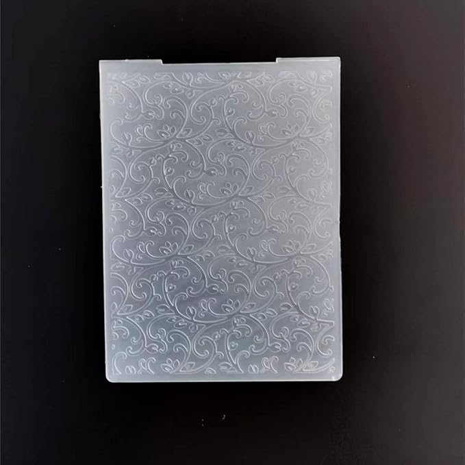 1PC Vine Leaves Background Embossing Folder for Card Making Floral DIY Plastic Scrapbooking Photo Album Card Paper DIY Craft Decoration Template Mold 10.5x14.5cm