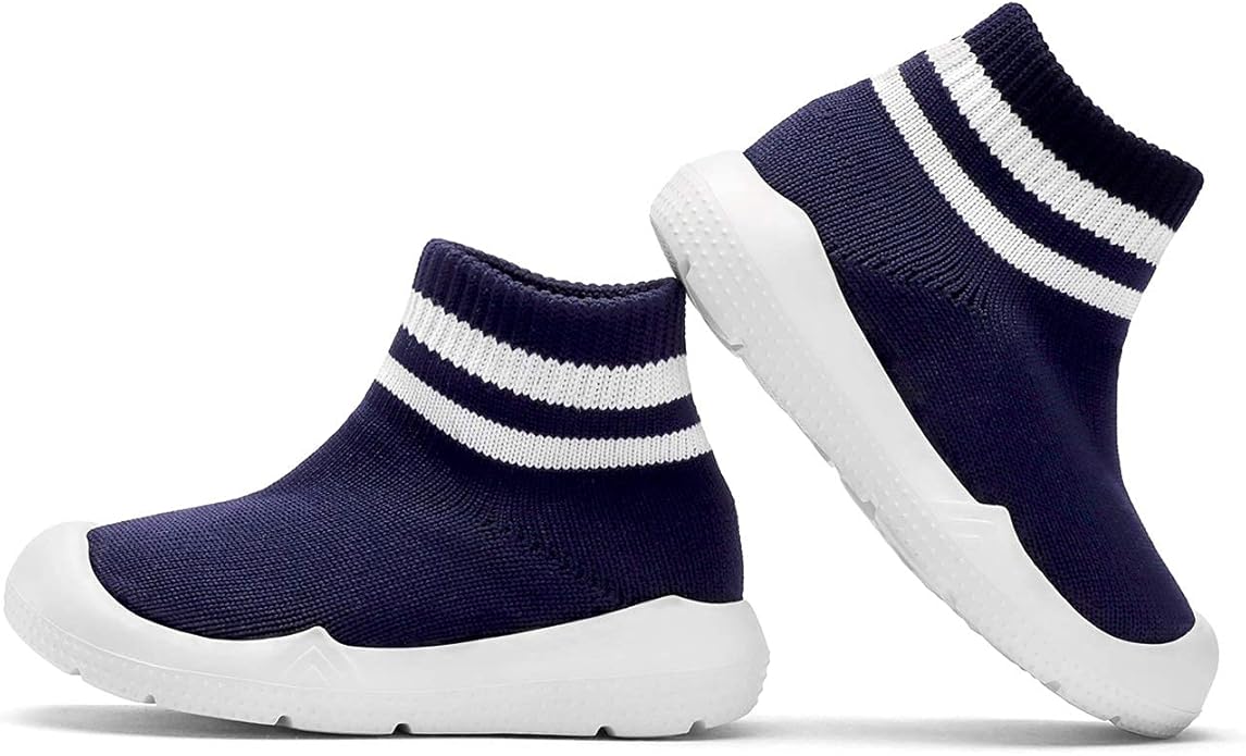 Engtoy Baby Shoes & Socks - Non-Slip Breathable Slippers with Soft Rubber Sole - Baby Boys & Girls Slip On Sneakers