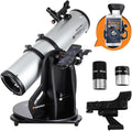 Celestron StarSense Explorer 150AZ App-Enabled Telescope – 150mm Tabletop Dobsonian with Smartphone Dock & StarSense App – iPhone & Android Compatible – Easy-to-Use for Beginners