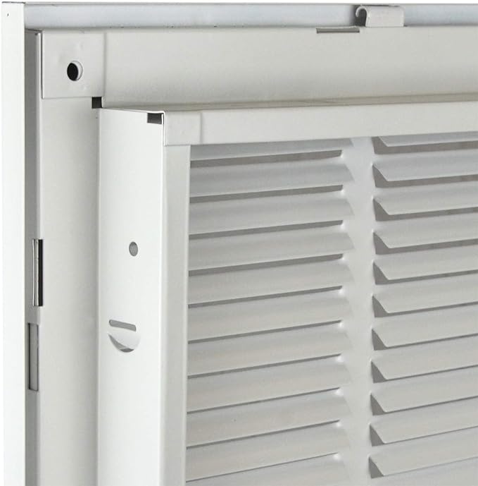 Venti Air 24" X 24" Steel Return Air Filter Grille - Removable Face/Door for 1 inch Filters - HVAC Duct Cover Grill (2-3 Business Day Delivery) [Outer Dimension: 26.5"W X 26.5" H]