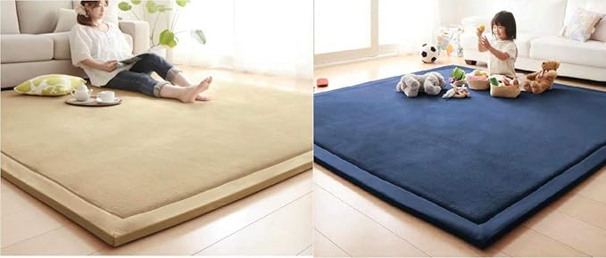 V-mix Baby Play Mat Nursey Decor Area Rug 1.18" Thick Hypebeast Rug Non Slip Rug Pads Large Area Rug Play Mats for Babies and Toddlers Non-Toxic Area Rugs Used for Living Room 6.6x3.9Ft