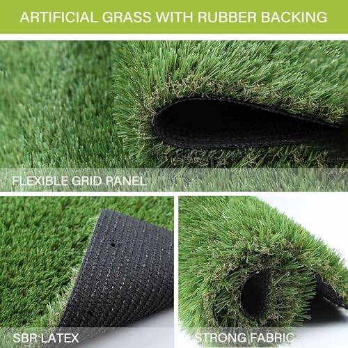 SunTurf Artificial Grass for Dogs, Dog Pee Grass, Fake Grass for Dogs Potty Training, 4x6ft Extra Large Turf Grass, Reusable Puppy Wee Wee Pads, Dog Supplies, Indoor Outdoor - size: 4x6 FT