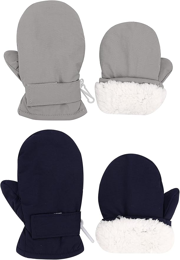 Toddler Gloves Kids Mittens Winter Warm Lined Fleece Gloves Waterproof Snow Baby Mitten for Boys Girls