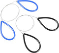Clay Cutters Wire Steel Wire Clay Cutter Cutting Pottery Tools Cut Off Tools for Clay Artists with Black and Blue Handle Pottery Wheel Wire Tools 2 Pcs
