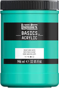 Liquitex BASICS Acrylic Paint, 946ml (32-oz) Jar, Bright Aqua Green