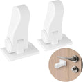 Child Proof Door Lever Lock - 2 Pack - Door Locks for Kids Safety - Door Knob Child Proof - Baby Proofing 3M Adhesive - Door Handle Child Proof - Baby Safety Locks for Toddlers - White