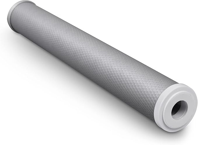 Standard Whole House Coconut Shell Carbon Block 5 Micron Water Filter 20” x 2.5” Fits 20” x 2.5” Housings. Remove Chlorine and Bad Odor. Compatible with C1-20, HX-CB-25-2010, F3WCB32 Pack of 2