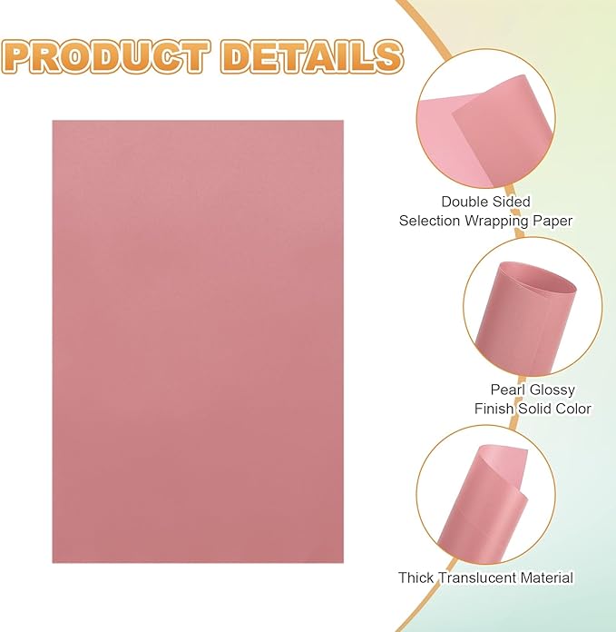 MECCANIXITY 100 Sheet Colored Vellum Paper 4" x 6", 100gsm Translucent Printable Vellum Sheets for Printing Wedding Invitations Inkjet Laser Printer, Pink
