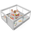 Baby Playpen 50x50 Inch, Playpen for Babies and Toddlers Baby Playpen Fence Playard Activity Center, Without MAT Included
