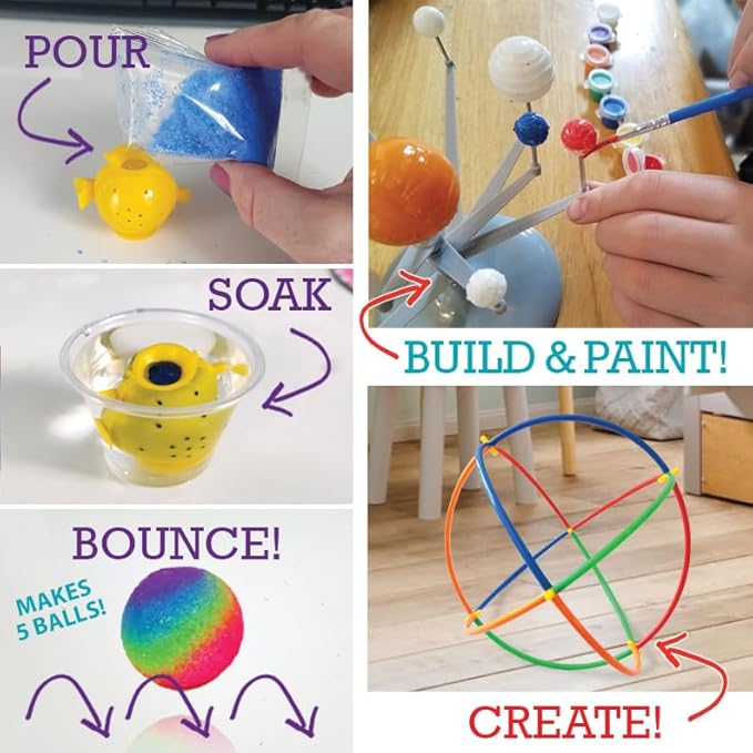 STEM Science Kit Subscription – 12 Monthly Boxes, 36 Total Hands-On Projects | Engineering & Building Toys for Kids Ages 7-12 | Educational Activities for Boys & Girls