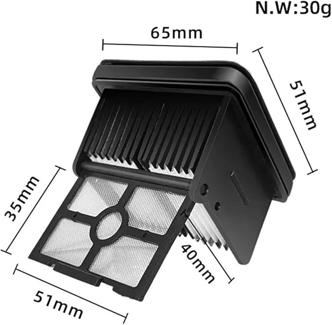 Compatible For Dreame，M13 / H13 Scrubber Wiper Hepa Filter Soft Brush Wet And Dry Vacuum Cleaner Spare Part Accessories(F)