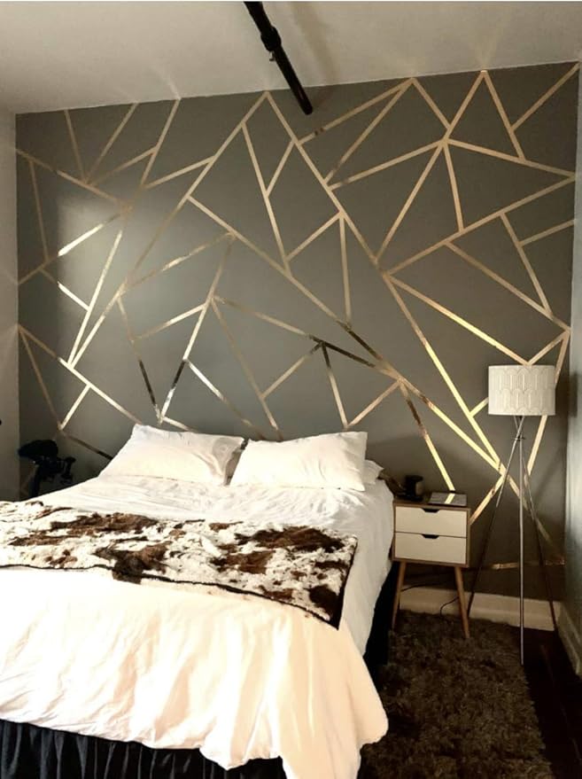 WOD MPFT2 Silver Metalized Polyester Mylar Film Tape with Acrylic Adhesive, 1 inch x 72 ft. Vibrant Mirror Silver Tape, Decor Tape for Detailing Accent Wall, Graphic Arts, Car and Boat Trim