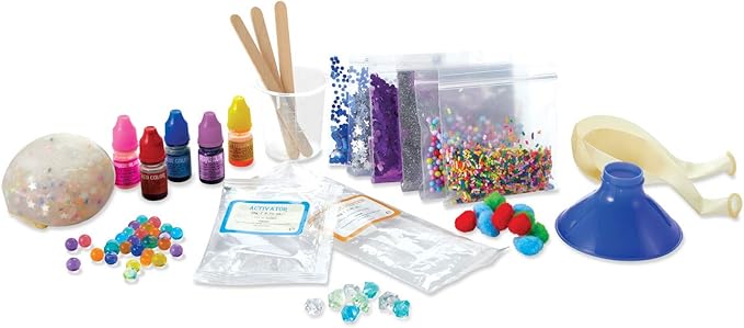 MindWare Science Academy Deluxe Squishy Ball Lab - Includes All Ingredients to Make 10 Squishy Balls - Ages 8 and Up