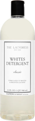 The Laundress Whites Detergent, Concentrated Laundry Detergent Liquid, Whiten & Brighten Clothes, Tough on Stains, Classic Scent, 32 oz.