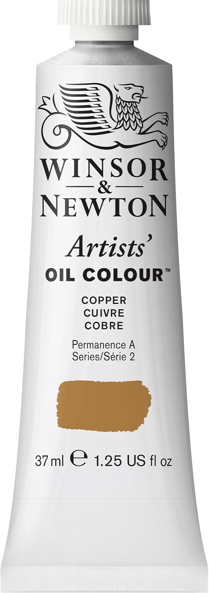 Winsor & Newton Artists' Oil Color, 37ml (1.25 oz) Tube, Copper