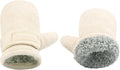 BAVST Baby Toddler Winter Mittens Girls Warm Fleece Lined Gloves Kids Sherpa Lined Mittens for Boys