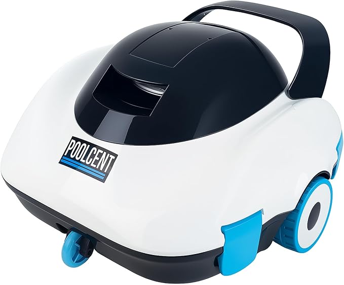 Robotic Pool Cleaner, Cordless Pool Vacuum with 19 GPM Powerful Suction, 2H Runtime and 3H Fast Charging, Dual Filters, Self-Parking, for Above Ground& In Ground Pools Up to 870 sq.ft
