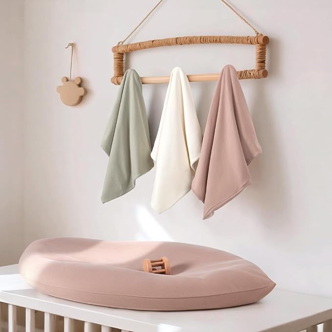 Baby Lounger Cover: Skin-Friendly & Breathable Slipcover for Lounging & Playtime - Snug Fit & Zipper-Free for Safty Daily Homeuse - Must Have for New Parents