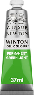Winsor & Newton Winton Oil Color, 37ml (1.25-oz) Tube, Permanent Green Light