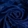 Fynite Navy Blue Organza Fabric by The Yard | 20 Yard Long | 44" Wide | Bridal Soft Sheer Organza Tulle for DIY Wedding Dress Fashion Craft Decorations